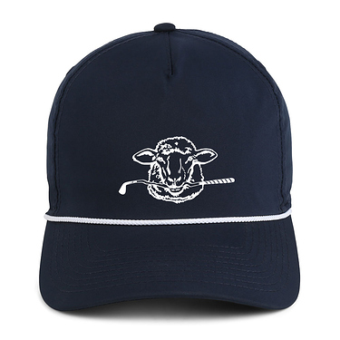 Rope hat - Navy - Standard (white)