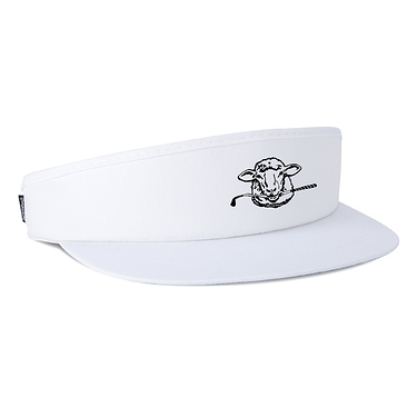 Visor - White - Standard (Black)