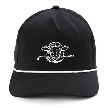 Rope hat - Black - Standard (white)