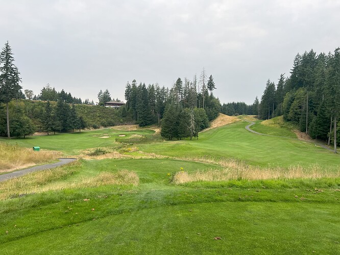 Hole 18 Tee with 17 August 2025
