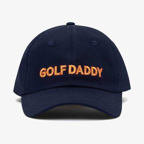 Golf Daddy Blue Front Square