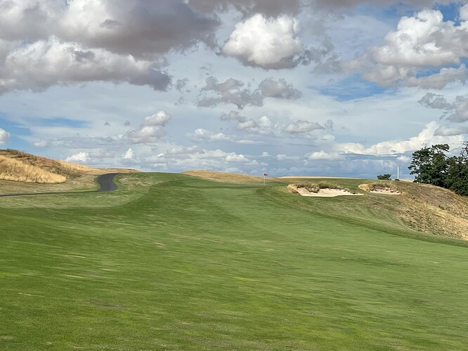 Hole 8 Approach August 2025