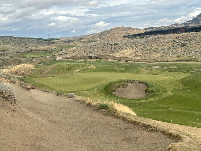 Hole 1 Green August 2025