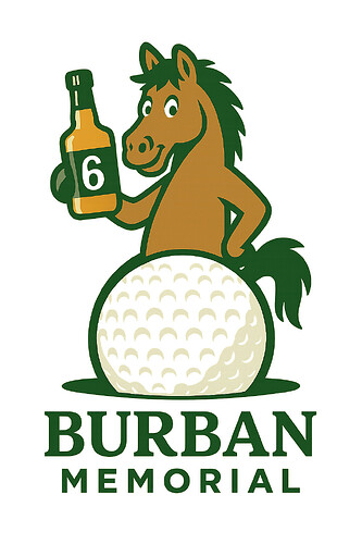 Logo for a golf even