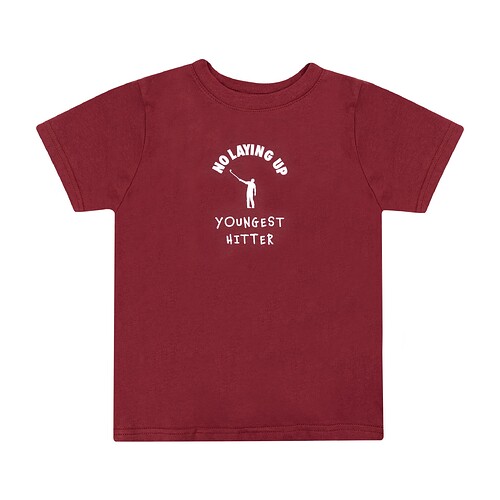 nluyouthshirtredyoungesthitter_2168_1_no_laying_up_youth_red_shirt_youngest_hitter_front